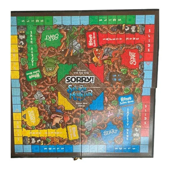 Disney Splash Mountain Sorry Board Game Metal Tin Collectible Parker Brothers